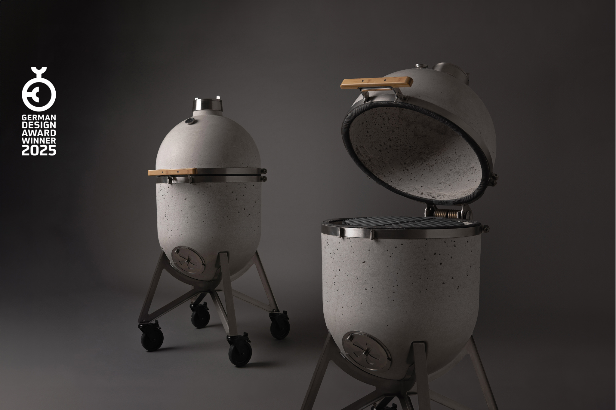 Der Compadre Luxus Grillofen wurde mit dem German Design Award 2025 ausgezeichnet