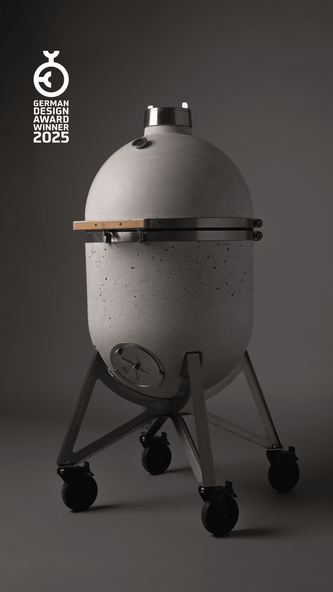 Der Compadre Luxus Grillofen wurde mit dem German Design Award 2025 ausgezeichnet