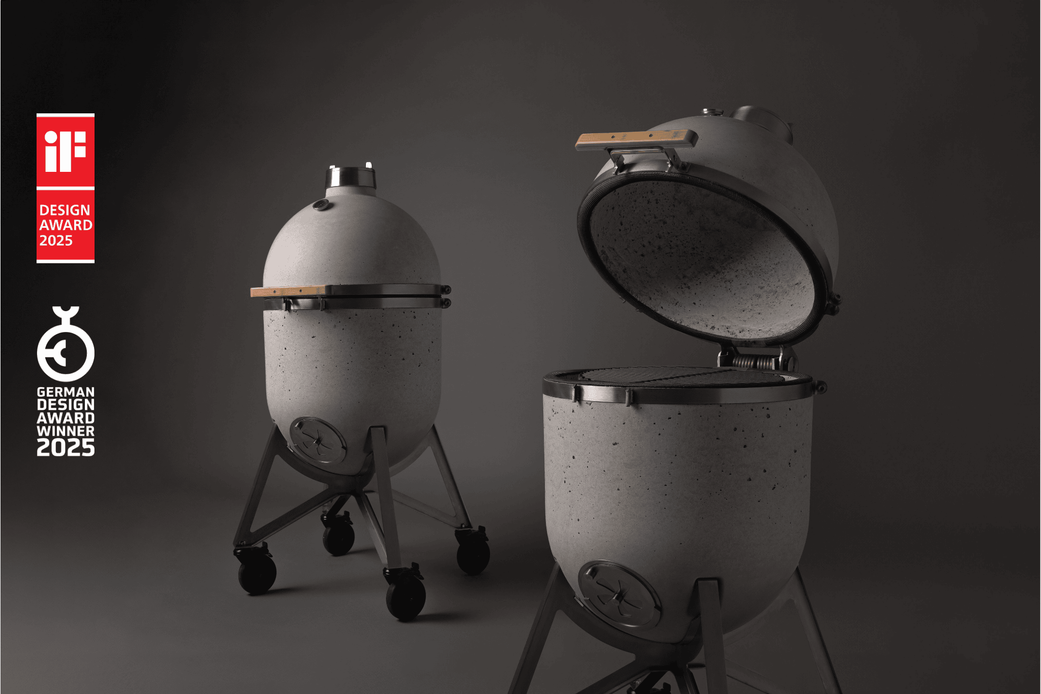 Der Compadre Grill & Ofen ist Winner des iF Design Award 2025 und des German Design Award 2025.