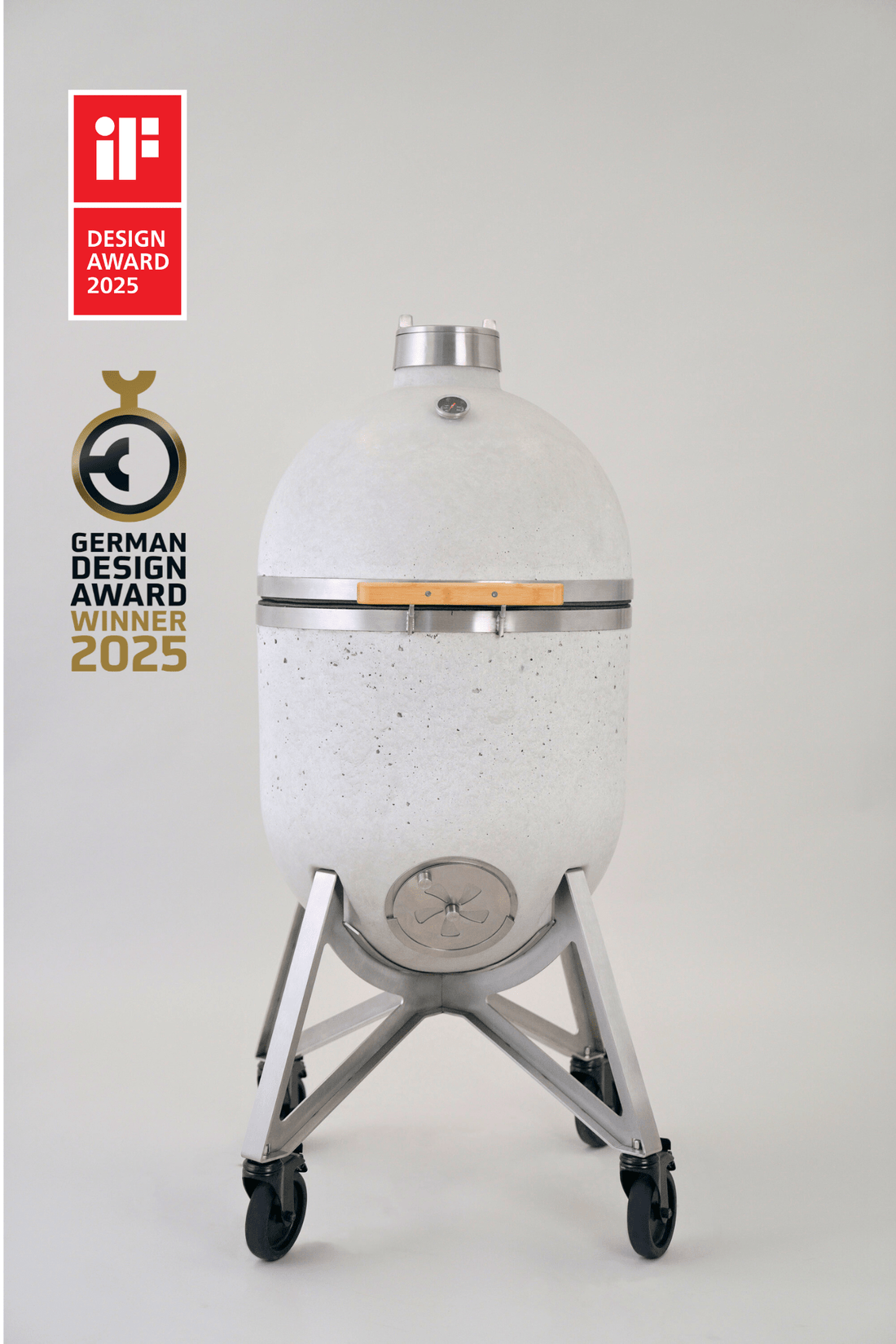 Der Compadre Grill & Ofen wurde als Winner beim iF Design Award 2025 und beim German Design Award 2025 ausgezeichnet