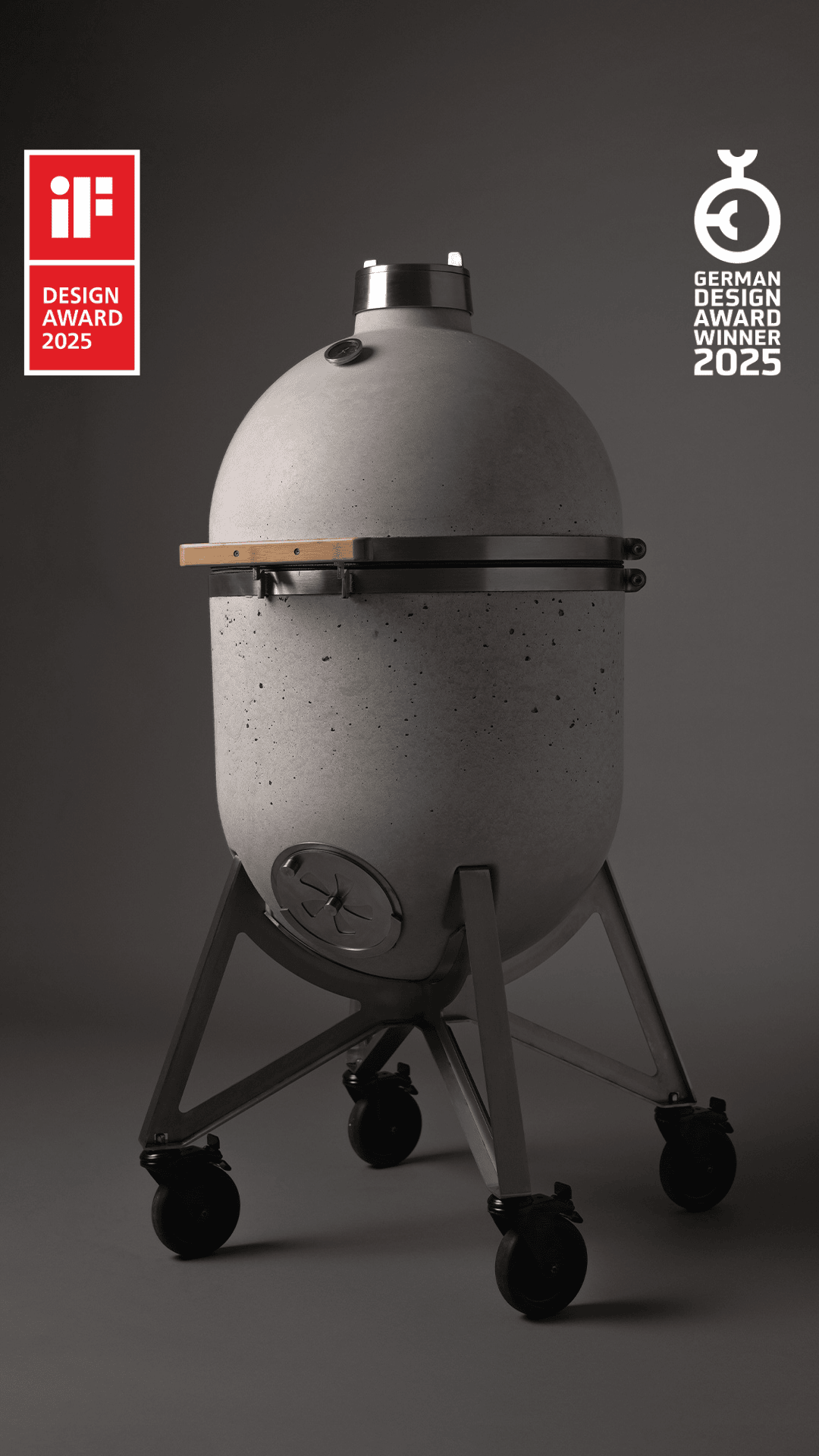 Der Compadre Grill & Ofen ist Winner des iF Design Award 2025 und des German Design Award 2025.